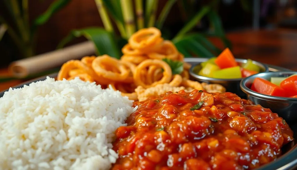 Accompagnements traditionnels du rougail saucisses Accompagnements traditionnels du rougail saucisses