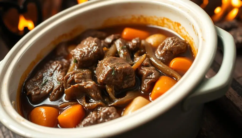 Cuisson du ragoût de boeuf mijoté Bœuf bourguignon recette