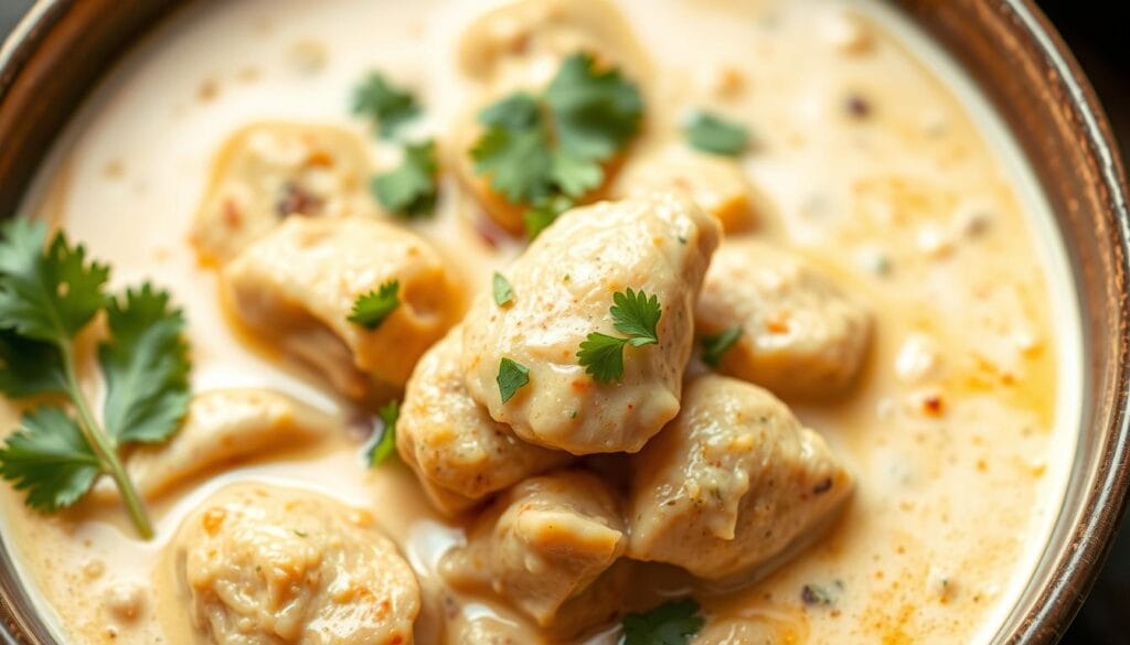 Poulet au lait de coco adapté aux régimes spéciaux