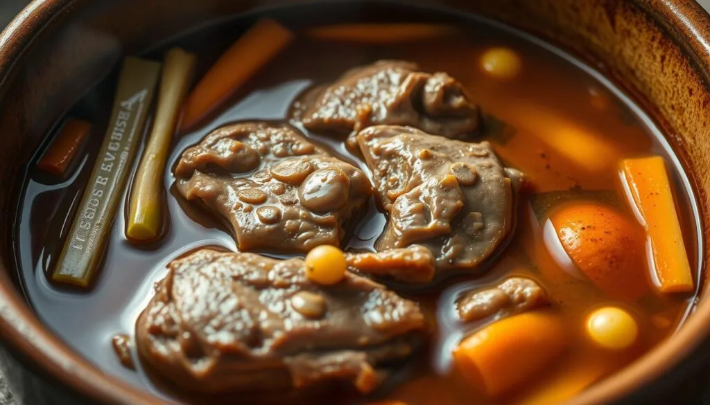 joue de porc à la bière