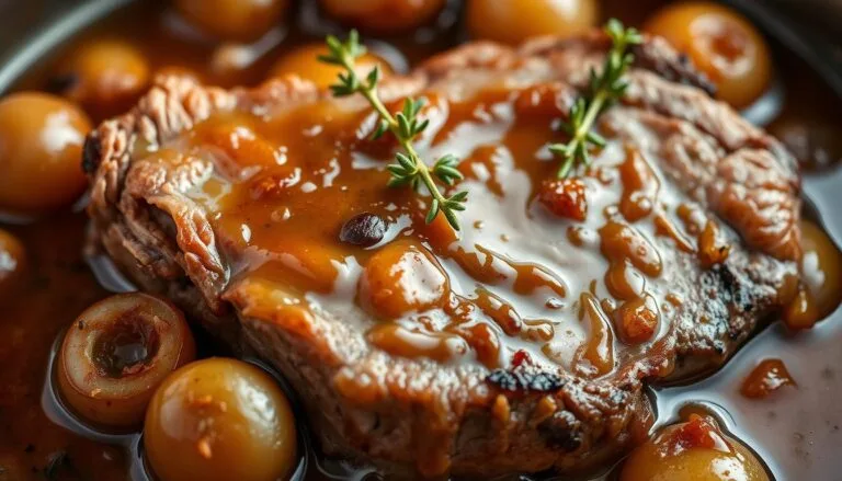 joue de porc au cidre