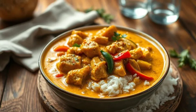 poulet curry lait de coco