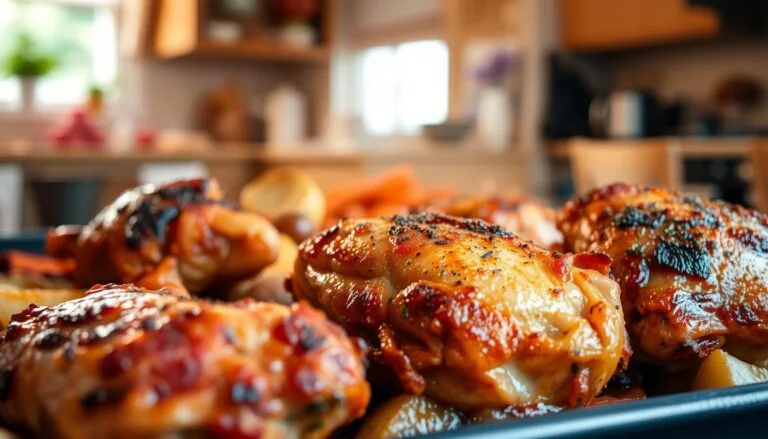 recette cuisse de poulet au four croustillant